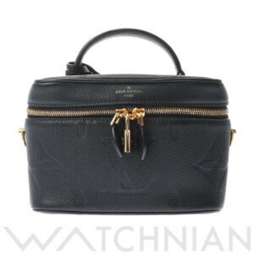 Louis Vuitton Monogram Empreinte Vanity Black Leather Shoulder Bag